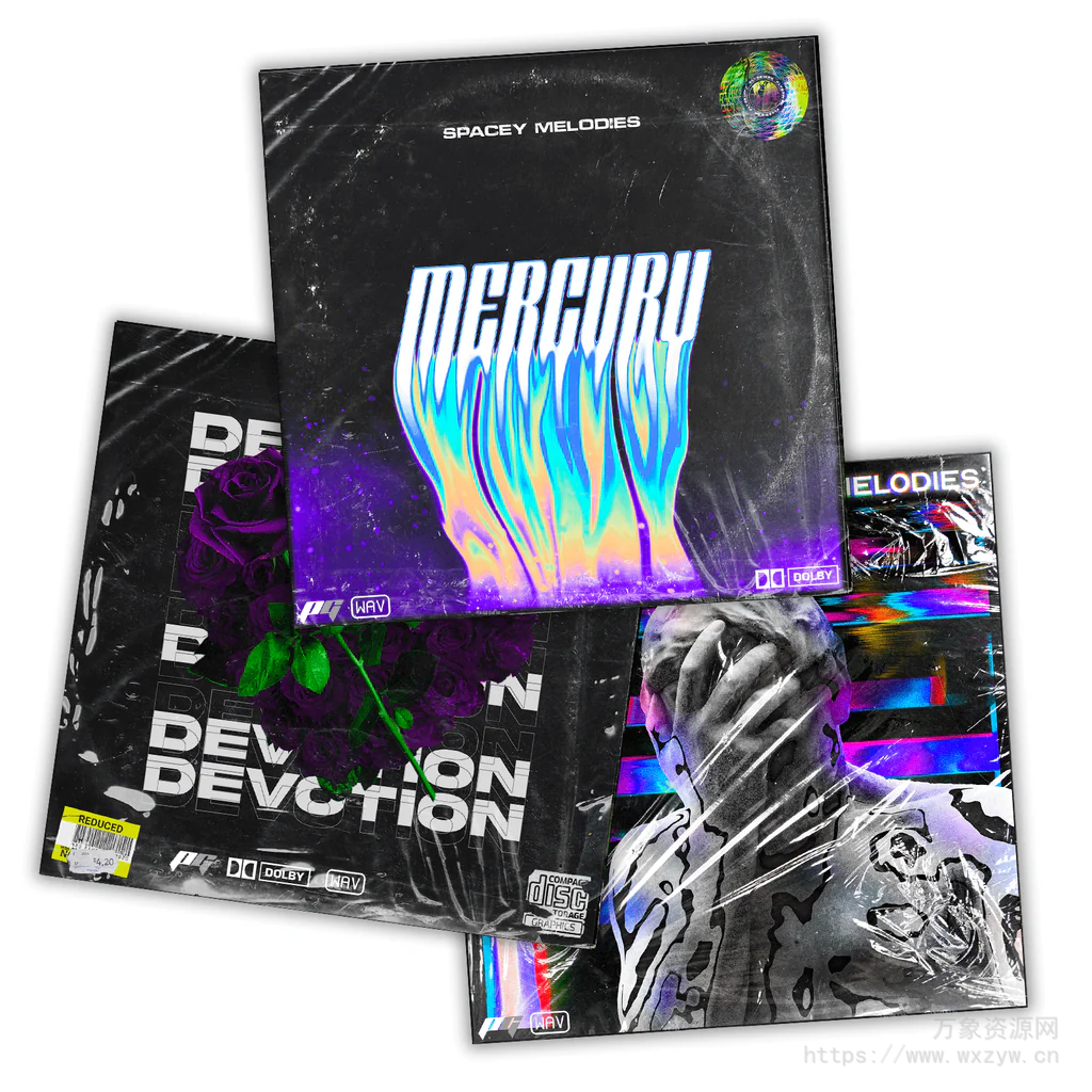 [氛围嘻哈陷阱RnB采样]ProducerGrind FADED Sample Bundle [WAV]（2.73Gb）