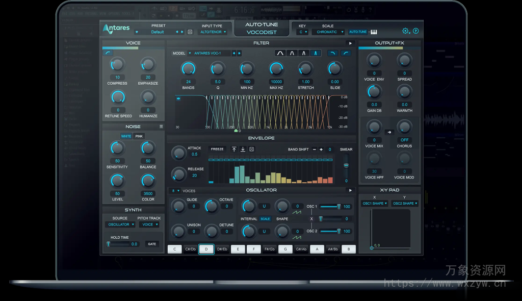 [人声自动调谐合成插件]Antares Auto-Tune Vocodist v1.1.0 [WIN]（11.9MB+8.5MB）