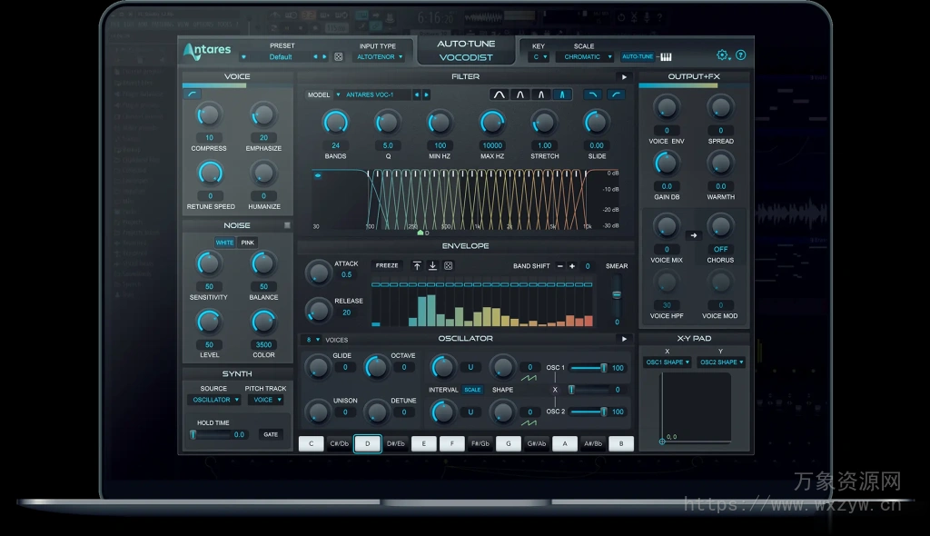 [人声自动调谐合成插件]Antares Auto-Tune Vocodist v1.1.0 [WIN]（11.9MB+8.5MB）