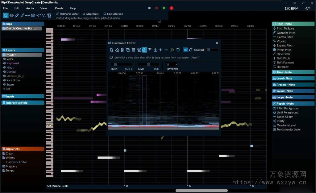 [最强AI音频分离软件]Hit’n’Mix RipX DeepAudio v6.4.1 Update PATCHER [WiN]（1.32GB+）