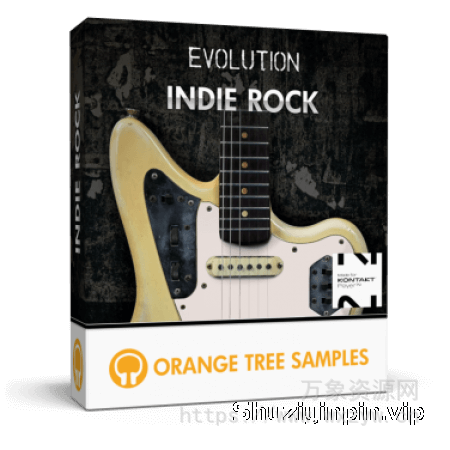 [独立摇滚电吉他音源]Orange Tree Samples Evolution Indie Rock [KONTAKT]（4.82Gb）