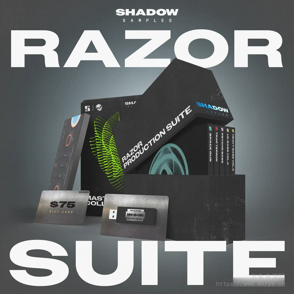 [游戏音效配音套件含教程]Shadow Samples Razor Production Suite [MULTiFORMAT]（76.3GB）