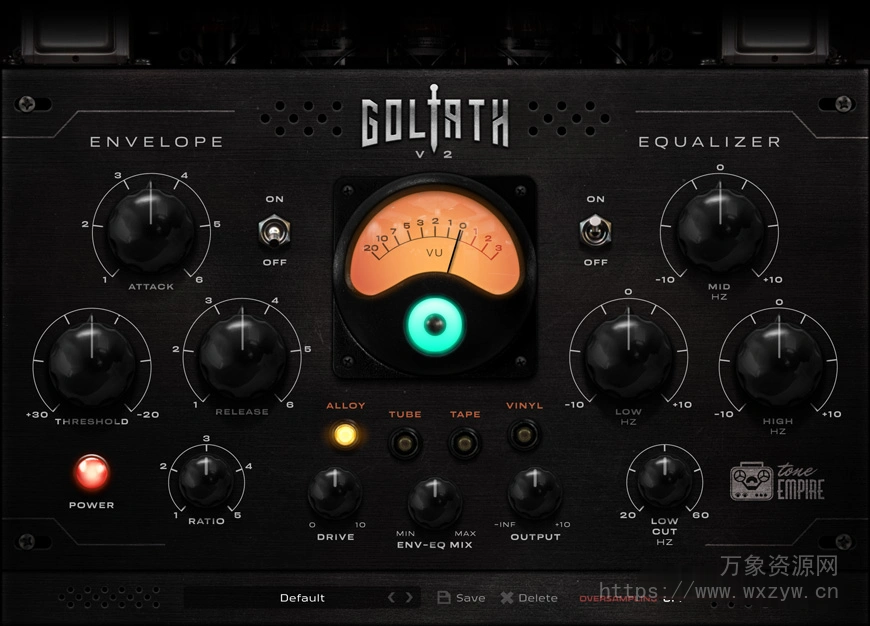 [模拟通道条饱和均衡压缩插件]Tone Empire Goliath V2 v3.3.0 v1.5.0 [WiN, MacOSX]（72Mb）