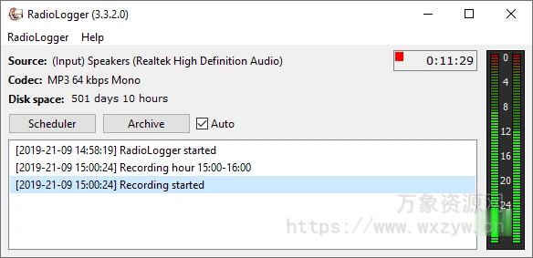 [录音软件]RadioLogger 4.0.1.0 Multilingual [WIN]（39MB）