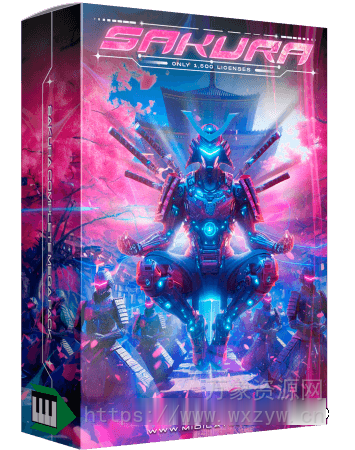 [拉丁雷鬼素材Portal预置Serum预置合成器插件]Midilatino SAKURA Mega Pack v1.0.0 [WAV, MiDi] [WiN, MacOSX]（8.4Gb）