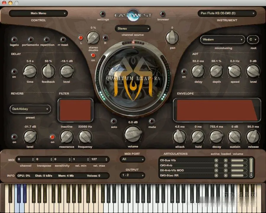 [世界民族民乐音源更新]East West Quantum Leap RA v1.0.6 Update（16Mb）