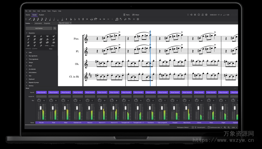 [简谱打谱软件]Musescore v4.4.2 [WiN, MacOSX, LiNUX]（793MB）