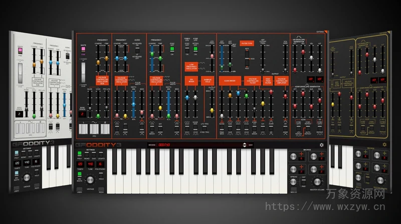 [经典合成器]GForce Oddity3 v1.1.0 [WiN, MacOSX]（104.1Mb）