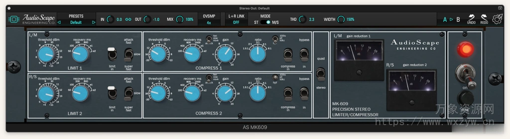 [经典控制台压缩器插件]Kiive Audio MK-609 v1.0.2 REGGED [WiN, MacOSX]（130Mb）