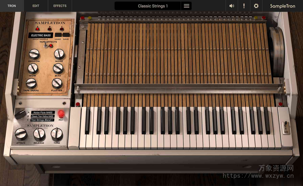 [老式模拟磁带采样器]IK Multimedia SampleTron 2 v2.0.4 [WiN]（266.2MB）