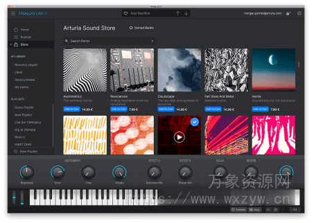 [Arturia拓展预制音色合集]Arturia Sound Banks Bundle 2024.10 CE-V.R [MacOSX]（23.96GB）