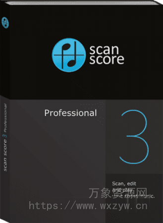 [乐谱扫描编辑工具]ScanScore Professional v3.0.7 [WiN]（189.9MB）
