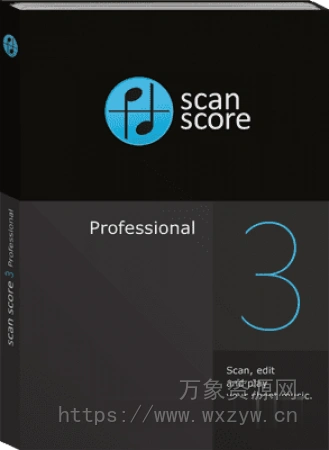 [乐谱扫描编辑工具]ScanScore Professional v3.0.7 [WiN]（189.9MB）