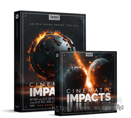[影视冲击音效FX采样]Boom Library Cinematic Impacts [WAV]（4Gb）