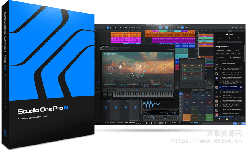 [简体中文版] Presonus Studio One 7 U2B Rev2 [MacOSX]（333.59 MB+1.08GB）