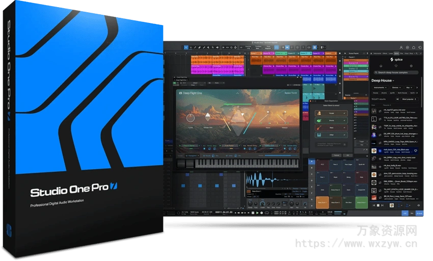 [简体中文版] Presonus Studio One 7 U2B Rev2 [MacOSX]（333.59 MB+1.08GB）