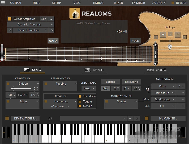 [虚拟吉他乐器插件]MusicLab RealGMS v1.0.0 [WiN]（2.9Gb）