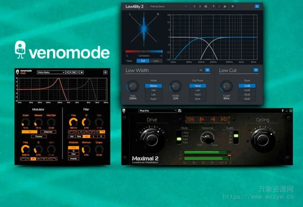 [6个创意插件全集]Venomode Bundle 2024-10 [WiN]（61MB）