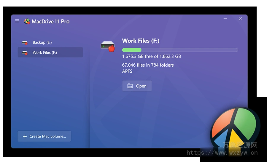 [Mac格式磁盘驱动共享工具]OWC MacDrive Pro v11.1.2.13.CE [MacOSX]（9Mb）