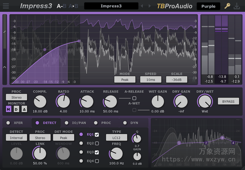 [宽带立体声压缩器]TBProAudio Impress v3.3.1/v3.2.3 [WiN, MacOSX]（10MB+14MB）