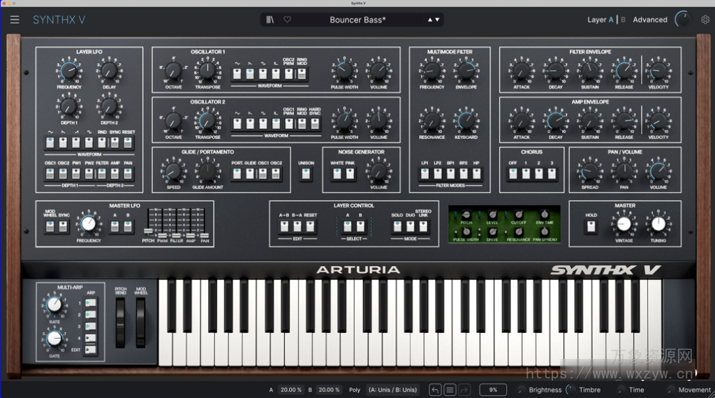 [合成器插件]Arturia Synthx V v1.0.0 [WiN, MacOSX]（212.8MB+447.02MB）