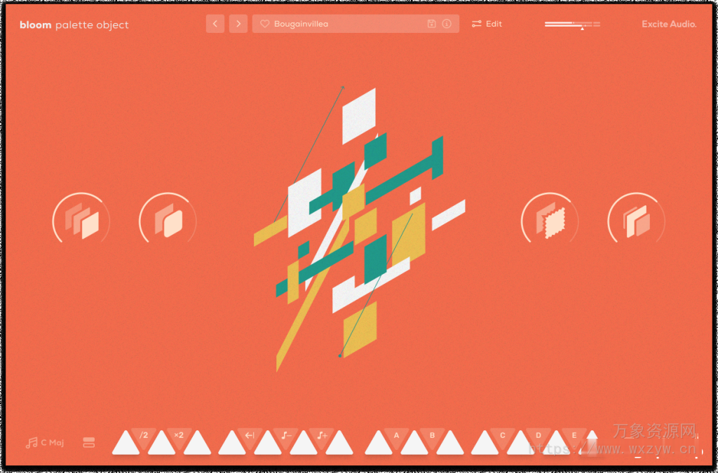 [打击乐鼓节奏音序器工具]Excite Audio Bloom Palette Object v1.0.0 Incl Keygen-Regged [WiN, MacOSX]（775.9Mb）