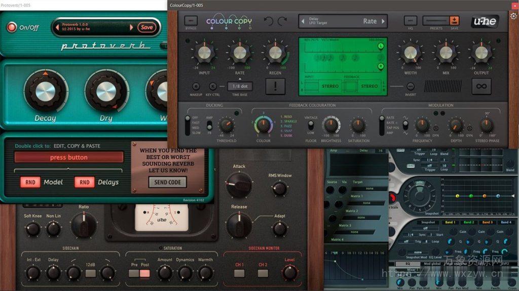 [U-he强大的电子合成器/效果器全套]U-he FX Bundle 2024-10 [WiN, MacOSX, LiNUX]（1.57GB）