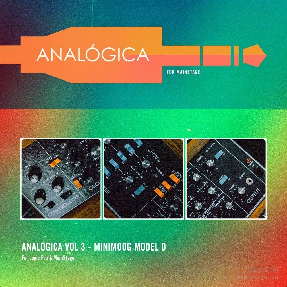 [Logic模板扩展]That Worship Sound Analógica Vol.3 Moog Minimoog Model D（2.28Gb）