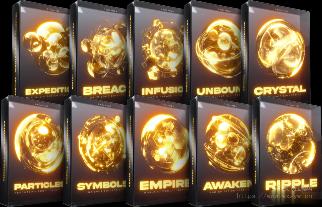 [10个全新样本集合]Cymatics MOONLIGHT LAUNCH EDITION [WAV, MiDi]（3.43GB）