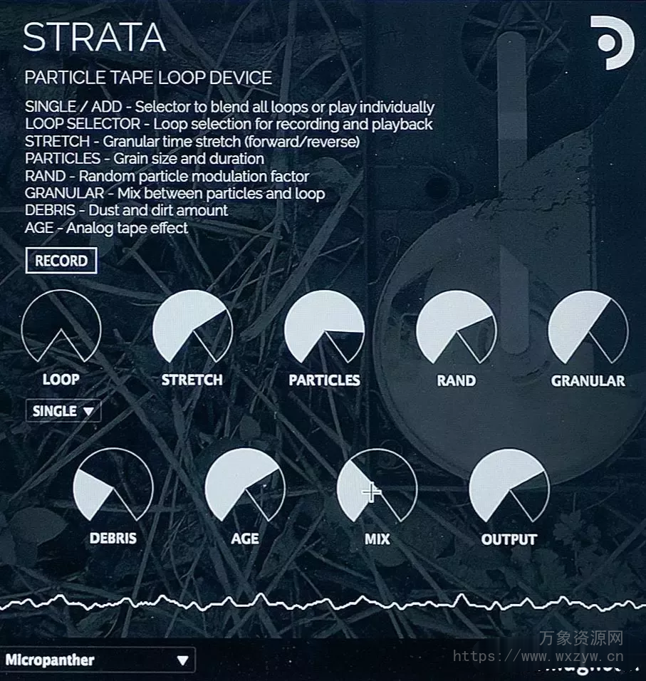 [粒子磁带循环处理器插件]Puremagnetik Strata v1.0.1 [WiN, MacOSX]（26MB）