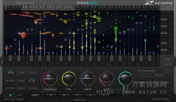 [复音音高修正插件]Zynaptiq PITCHMAP v1.9.2 [WiN]（14.4MB）