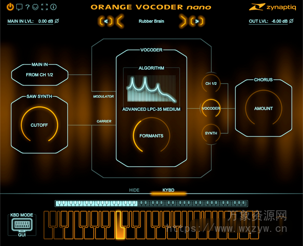 [老牌声码器插件]Zynaptiq ORANGE VOCODER NANO v4.0.5 [WiN]（51.5MB）