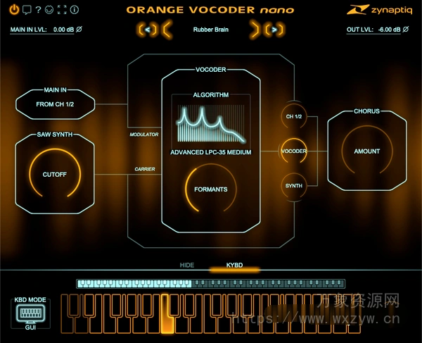 [老牌声码器插件]Zynaptiq ORANGE VOCODER NANO v4.0.5 [WiN]（51.5MB）