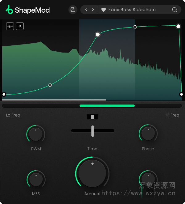 [音量调制插件]Plugin Boutique ShapeMod v1.0.1 REGGED [WiN, MacOSX]（28Mb）