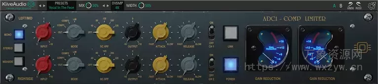 [压缩器/限制器]Kiive Audio ADC1 Compressor Limiter v1.1.3 [WiN, MacOSX]（32MB+99MB）