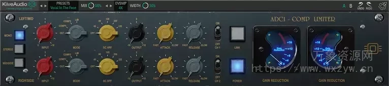 [压缩器/限制器]Kiive Audio ADC1 Compressor Limiter v1.1.3 [WiN, MacOSX]（32MB+99MB）