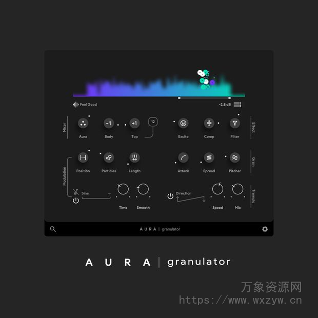 [将任何声音变成令人着迷的粒子效果器]Thenatan Aura v1.0.1 REGGED [WiN, MacOSX]（55Mb）
