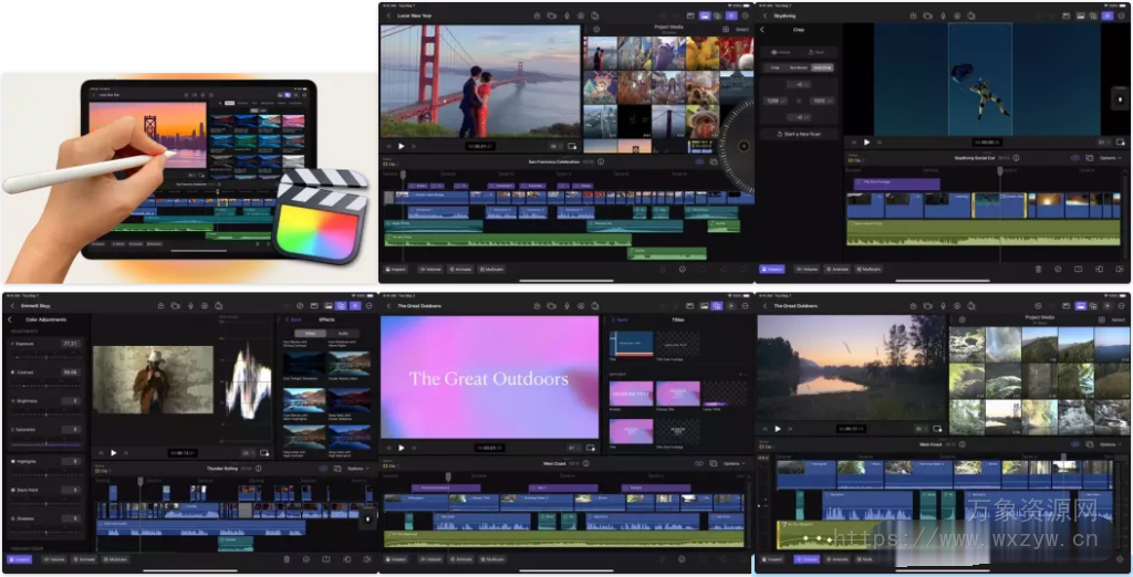 Apple Final Cut Pro for iPad v2.0.1 [iOS]（656Mb）