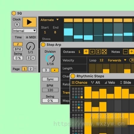 [Max for Live]Ableton Live 12 Sequencers v1.1（25.81MB）