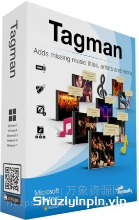 [音乐标签编辑管理器]Abelssoft Tagman 2025 v11.00 Multilingual [WiN]（29Mb）