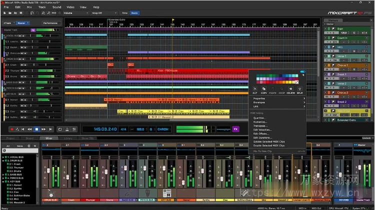 [数字音频工作站]Acoustica Mixcraft 10 Pro Studio v10.1 b579 [WiN]（236.9MB）