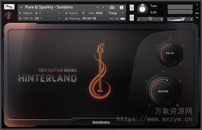 [指弹电吉他音源]Musical Sampling Neo Guitar Series Hinterland v1.1.0 [KONTAKT]（2.5Gb）