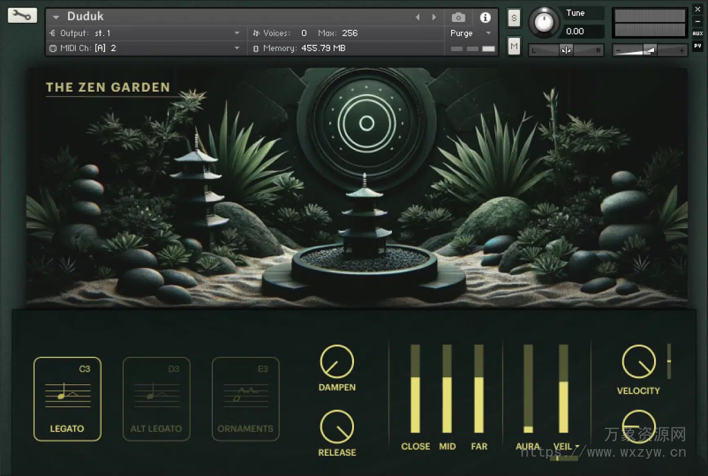 [影视氛围禅意冥想综合乐器音源]Fluffy Audio The Zen Garden v1.1.2 [KONTAKT]（31.84Gb）
