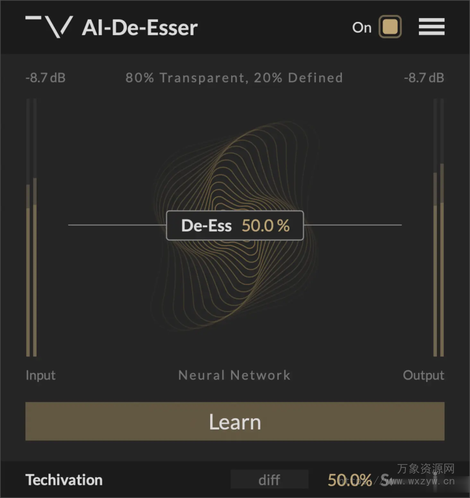 [AI智能齿音消除插件]Techivation AI-De-Esser v1.0.0 [WiN]（117MB）
