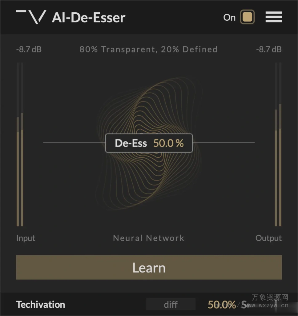 [AI智能齿音消除插件]Techivation AI-De-Esser v1.0.0 [WiN]（117MB）