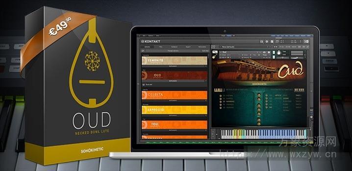 [阿拉伯土耳其民族音源]Sonokinetic Oud [KONTAKT]（9Gb）