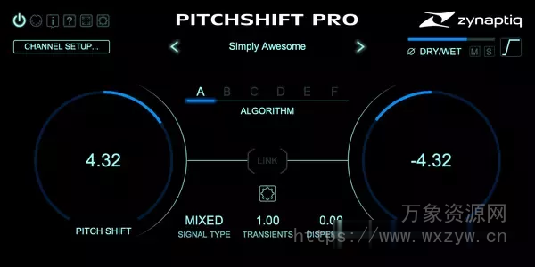 [终极音高变调插件]Zynaptiq PITCHSHIFT PRO v1.0.0 [WiN]（24.5MB）