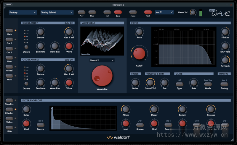[混合合成器]Waldorf Music Microwave v1.1.0 [WiN]（80.8 MB）