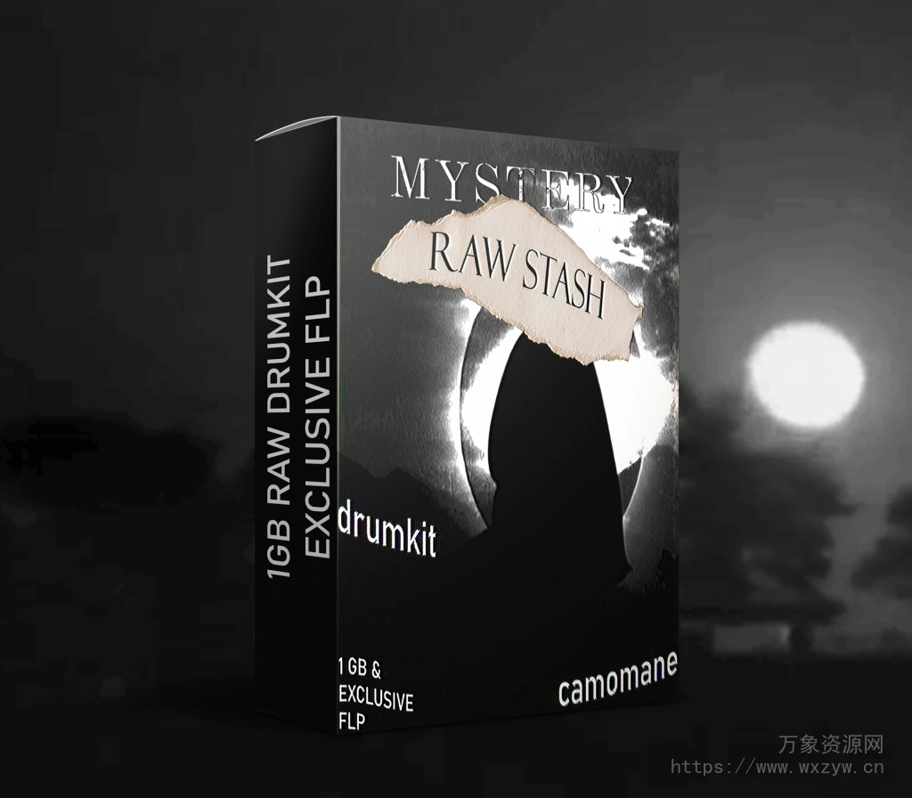 [嘻哈说唱采样FL工程模板]CAMOMANE Mystery Raw Vault Memphis Kit（688Mb）