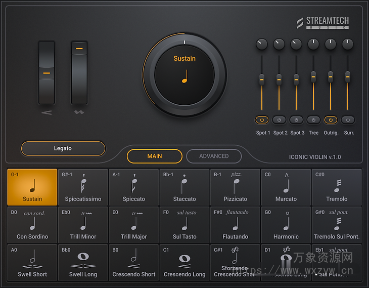 [独奏小提琴音源]Streamtech Music Iconic Violin [KONTAKT]（27.65GB）